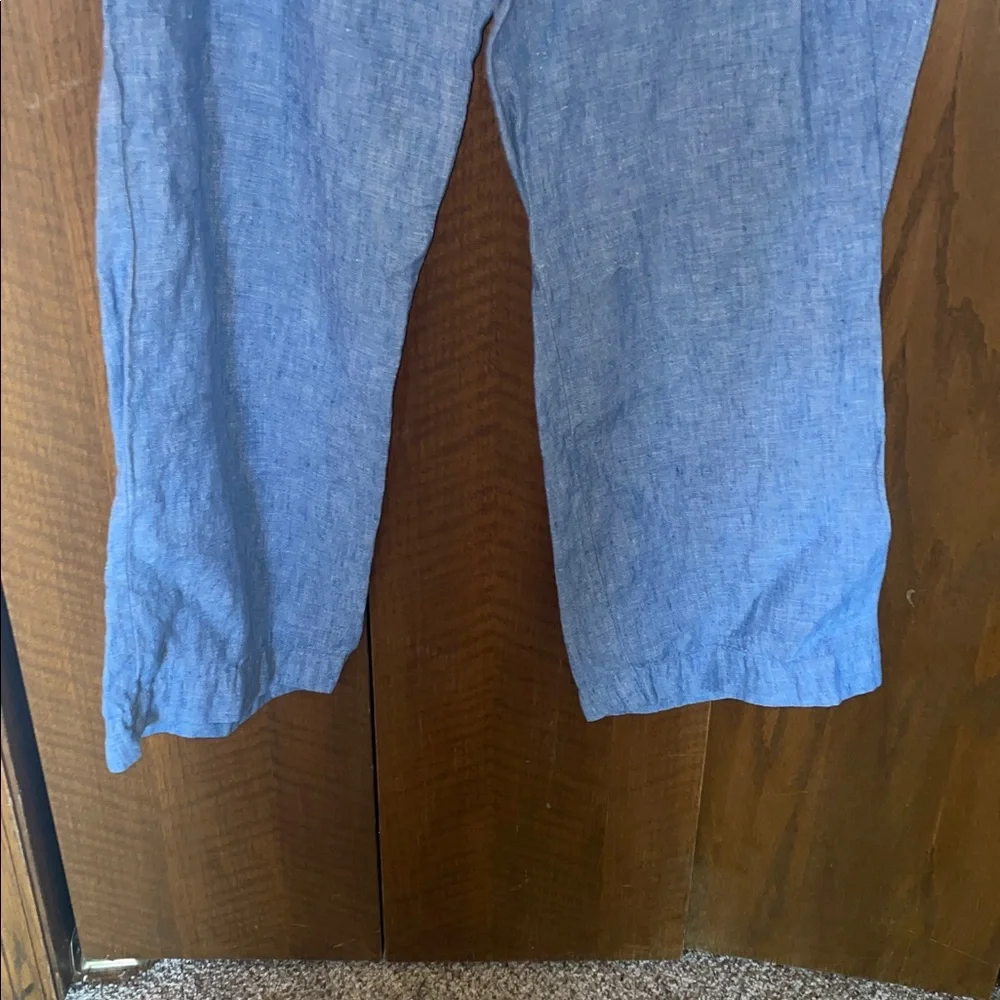 Talbots Light Blue Linen Chinos